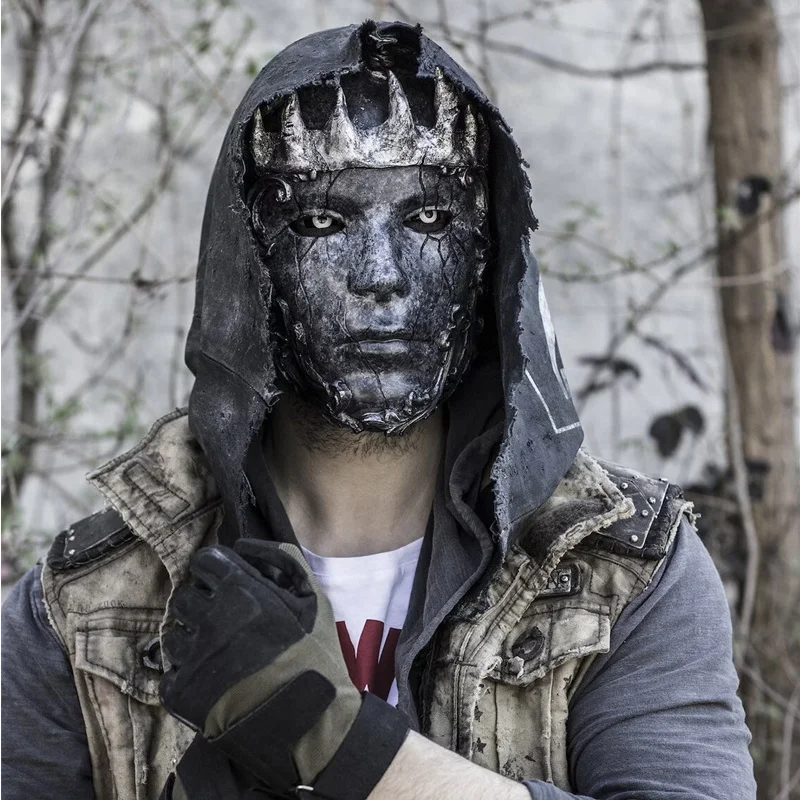 Led Purge Mask Halloween - ฮาโลวีน Abyss King หน้ากาก Walker King
