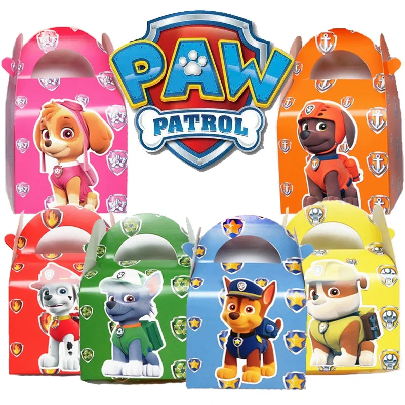 Party Supplies - ถุงของขวัญวันเกิด Paw Patrol ของชำร่วยงานปาร์ตี้ ของตกแต่งงานวันเกิด ถุงของขวัญกระดาษ