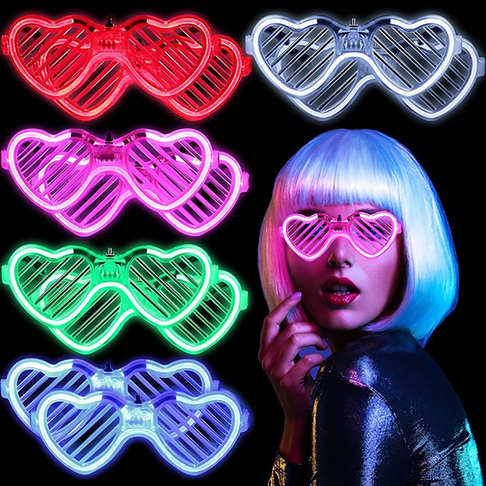 Glow In The Dark Party Glasses - 5/10/15/20/30 Pcs LED Neon PARTY แว่นตา