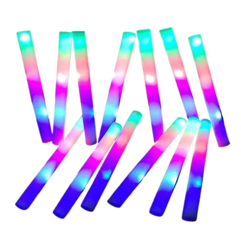 Flashing Led Foam Sticks Party - แท่งโฟมเรืองแสง LED 120 ชิ้น ของตกแต่งปาร์ตี้เรืองแสงในที่มืด พร้อมโหมดกระพริบ