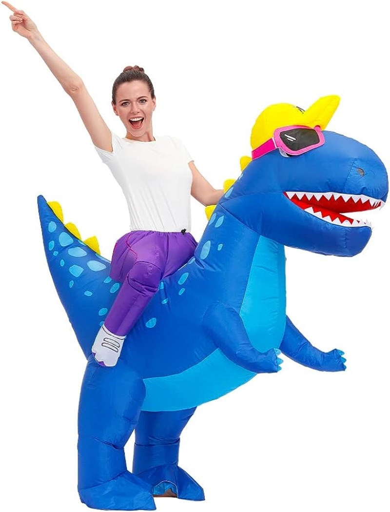 Inflatable Dinosaur Costume Adult - ชุดไดโนเสาร์เป่าลมสำหรับผู้ใหญ่ ชุดแฟนซีสุดฮา ชุดธีมไดโนเสาร์สำหรับงานปาร์ตี้