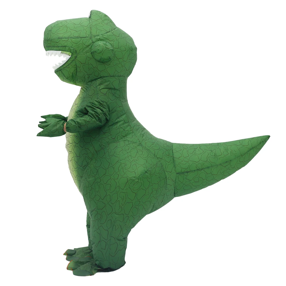 ชุดไดโนเสาร์เป่าลมสีเขียวสำหรั - Inflatable Dinosaur Costume Adult บทวิจารณ์และราคา
