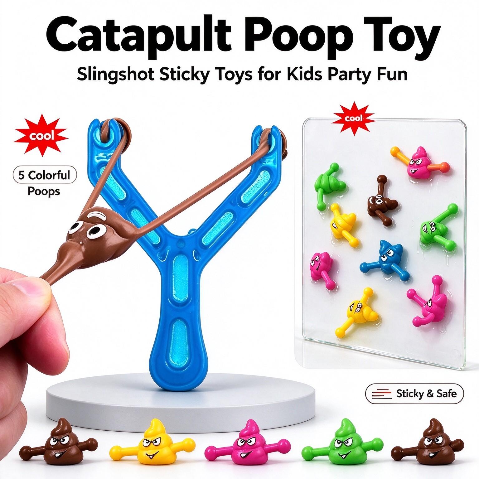 5 ชิ้น ที่ยิงอึปลอม ของเล่นตลก - Fake Poop Gag Gift บทวิจารณ์และราคา