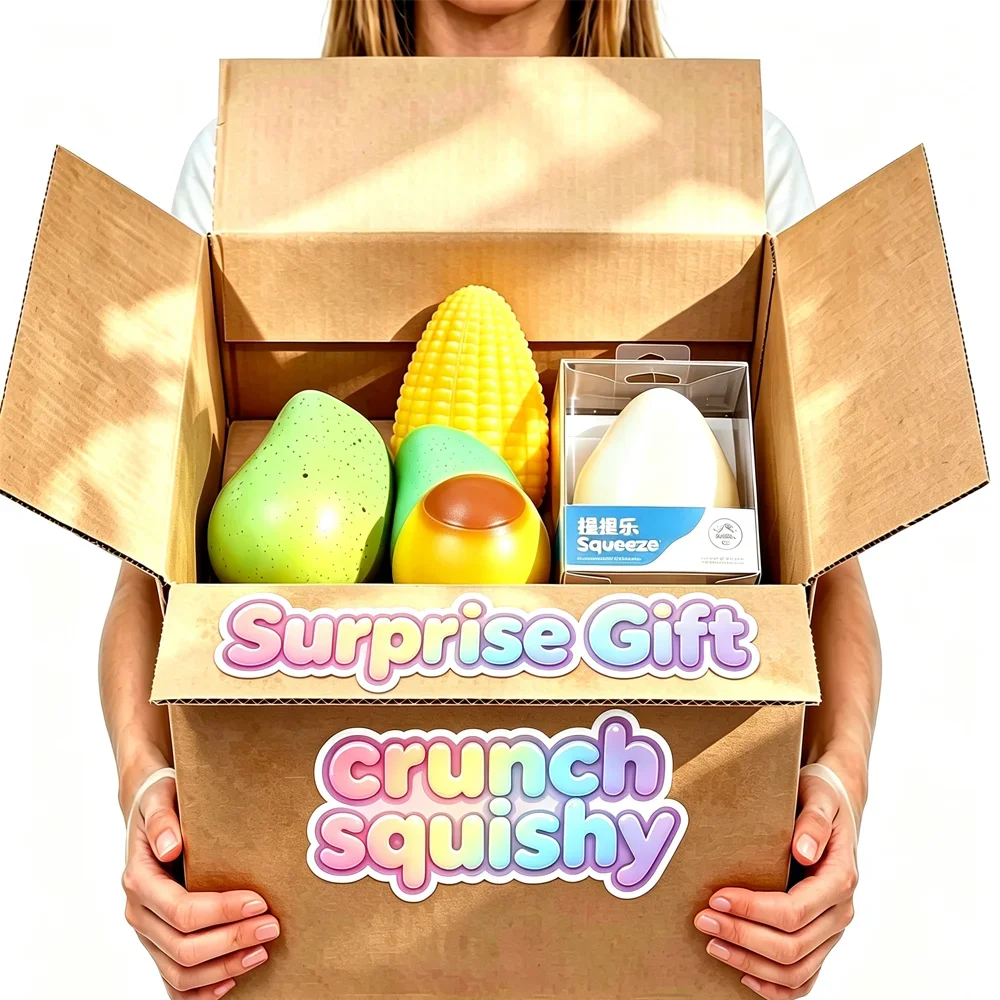 กล่องสุ่มของเล่นบีบสุดนุ่ม รูป - Novelty Gifts บทวิจารณ์และราคา