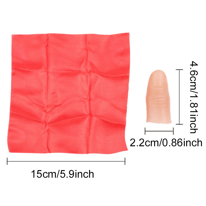 5/15 ชิ้น ชุดมายากล ปลอมปลายนิ - Thumb Tip Magic Trick Set บทวิจารณ์และราคา