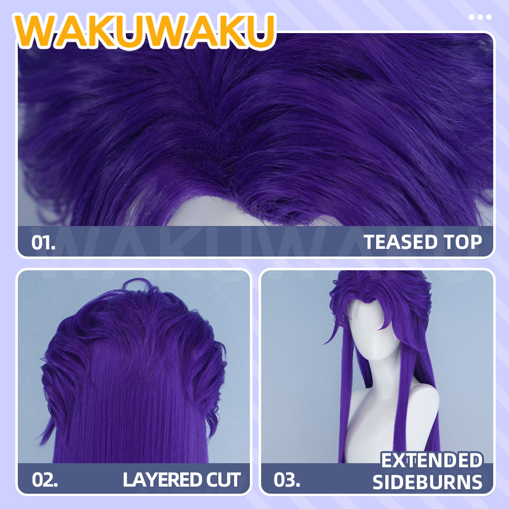 วิกผมคอสเพลย์ Jester สำหรับเกม - Anime Cosplay Wig Heat Resistant บทวิจารณ์และราคา