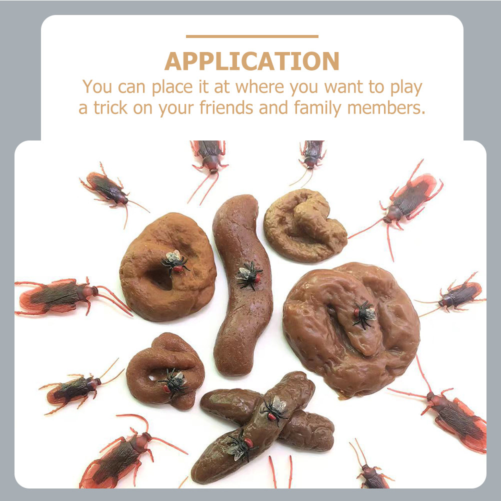 ของเล่นแกล้งทำตัวอ้วกปลอมสมจริ - Fake Poop Gag Gift บทวิจารณ์และราคา