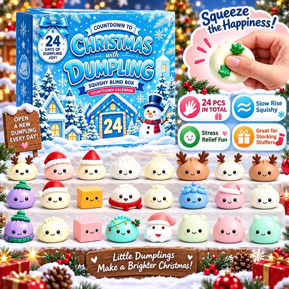 ปฏิทินแอดเวนต์คริสต์มาสแบบบีบไ - Novelty Gifts บทวิจารณ์และราคา
