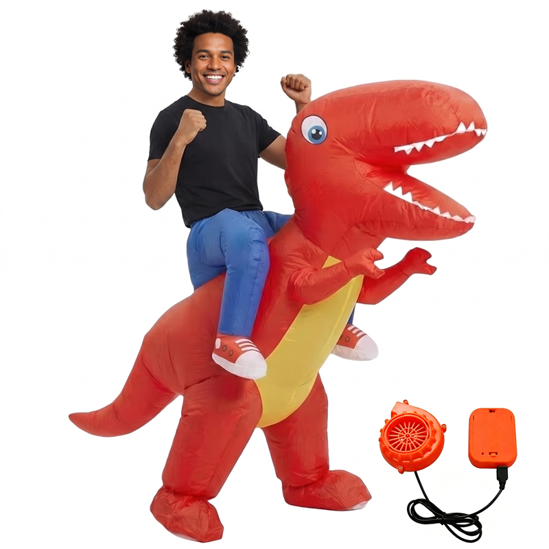 ชุดไดโนเสาร์ทีเร็กซ์เป่าลมสำหร - Inflatable Dinosaur Costume Adult บทวิจารณ์และราคา