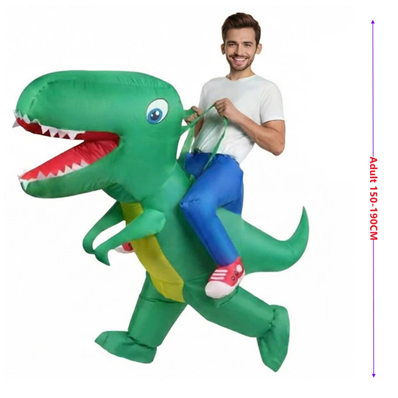 ชุดไดโนเสาร์ทีเร็กซ์เป่าลมสำหร - Inflatable Dinosaur Costume Adult บทวิจารณ์และราคา