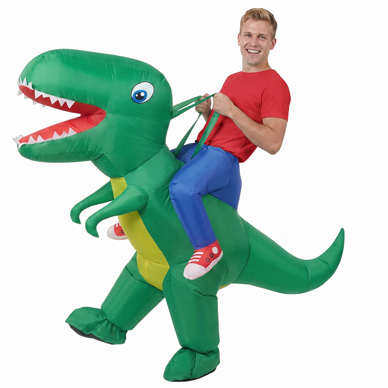 ชุดไดโนเสาร์ทีเร็กซ์เป่าลมสำหร - Inflatable Dinosaur Costume Adult บทวิจารณ์และราคา