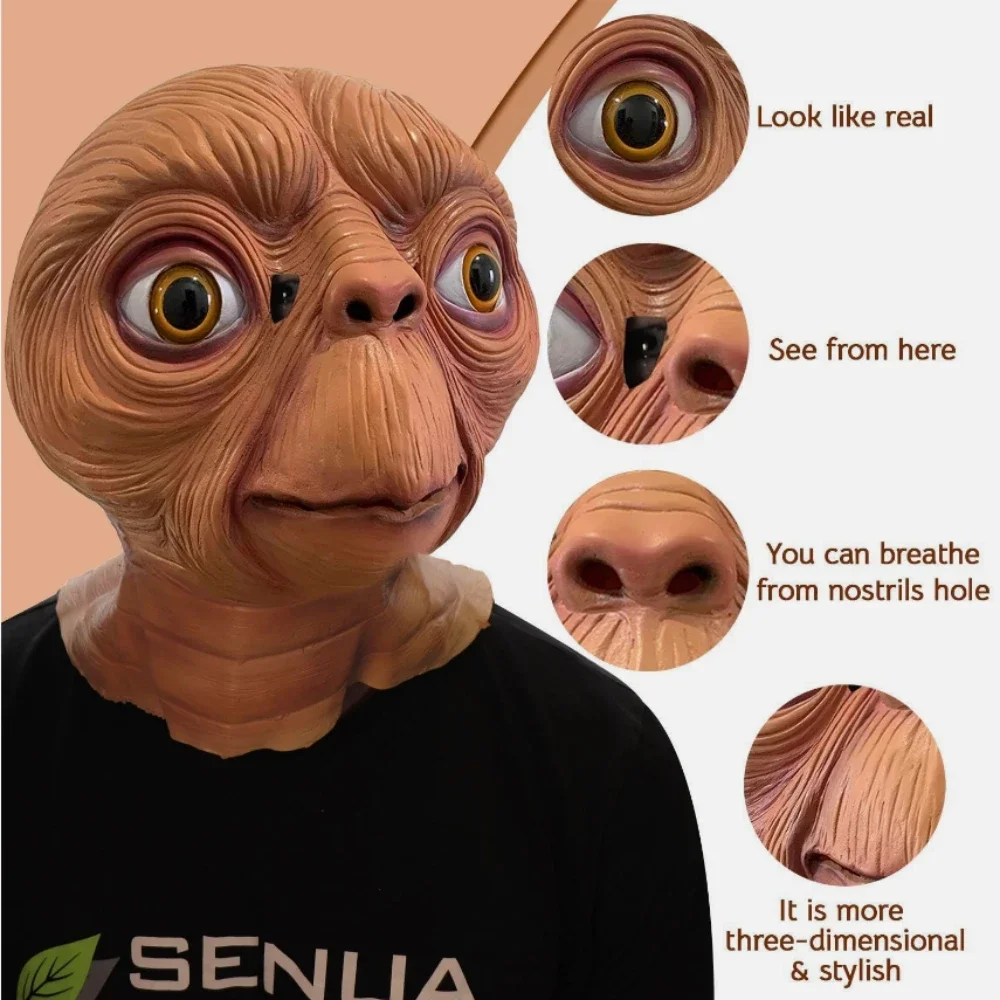 หน้ากากยางลาเท็กซ์เอทีเอเลี่ยน - Latex Alien Mask Realistic บทวิจารณ์และราคา