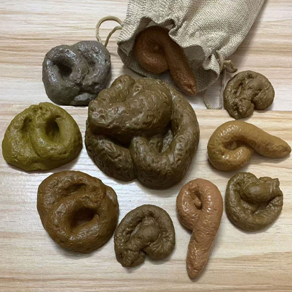 ชุดของเล่นแกล้งทำอึปลอม 10 ชิ้ - Fake Poop Gag Gift บทวิจารณ์และราคา