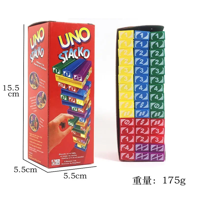 เกมกระดานไพ่ Stacko UNO ของ Ma - Novelty Gifts บทวิจารณ์และราคา