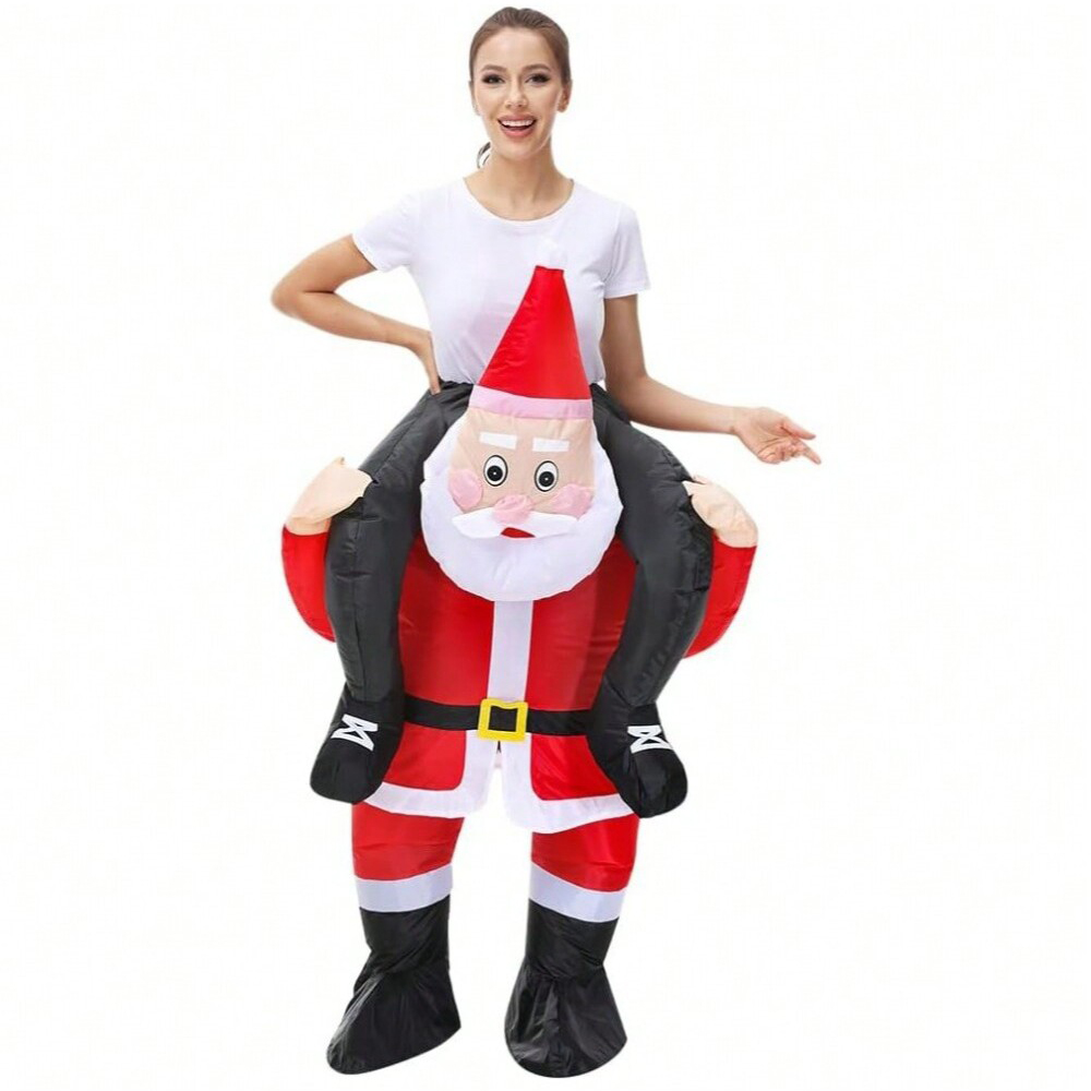 ชุดซานตาคลอสแบบเป่าลมสำหรับขี่ - Costumes บทวิจารณ์และราคา