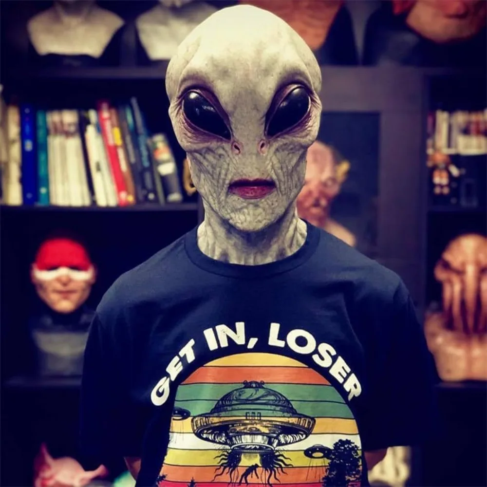 หน้ากากเอเลี่ยนสำหรับผู้ใหญ่ ล - Latex Alien Mask Realistic บทวิจารณ์และราคา