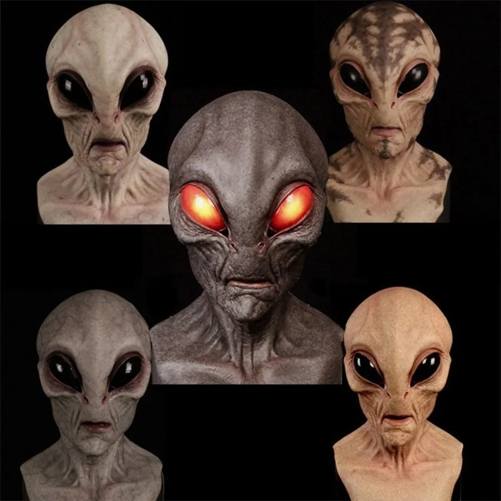 หน้ากากเอเลี่ยนสำหรับผู้ใหญ่ ล - Latex Alien Mask Realistic บทวิจารณ์และราคา