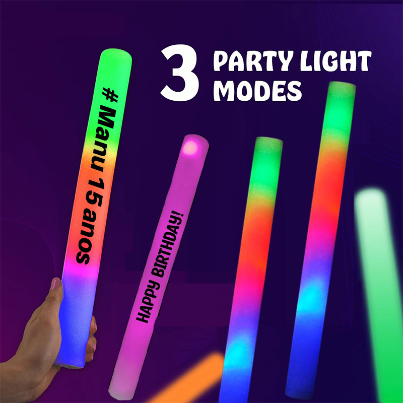 แท่งโฟมเรืองแสง LED 30 ชิ้น แท - Flashing Led Foam Sticks Party บทวิจารณ์และราคา