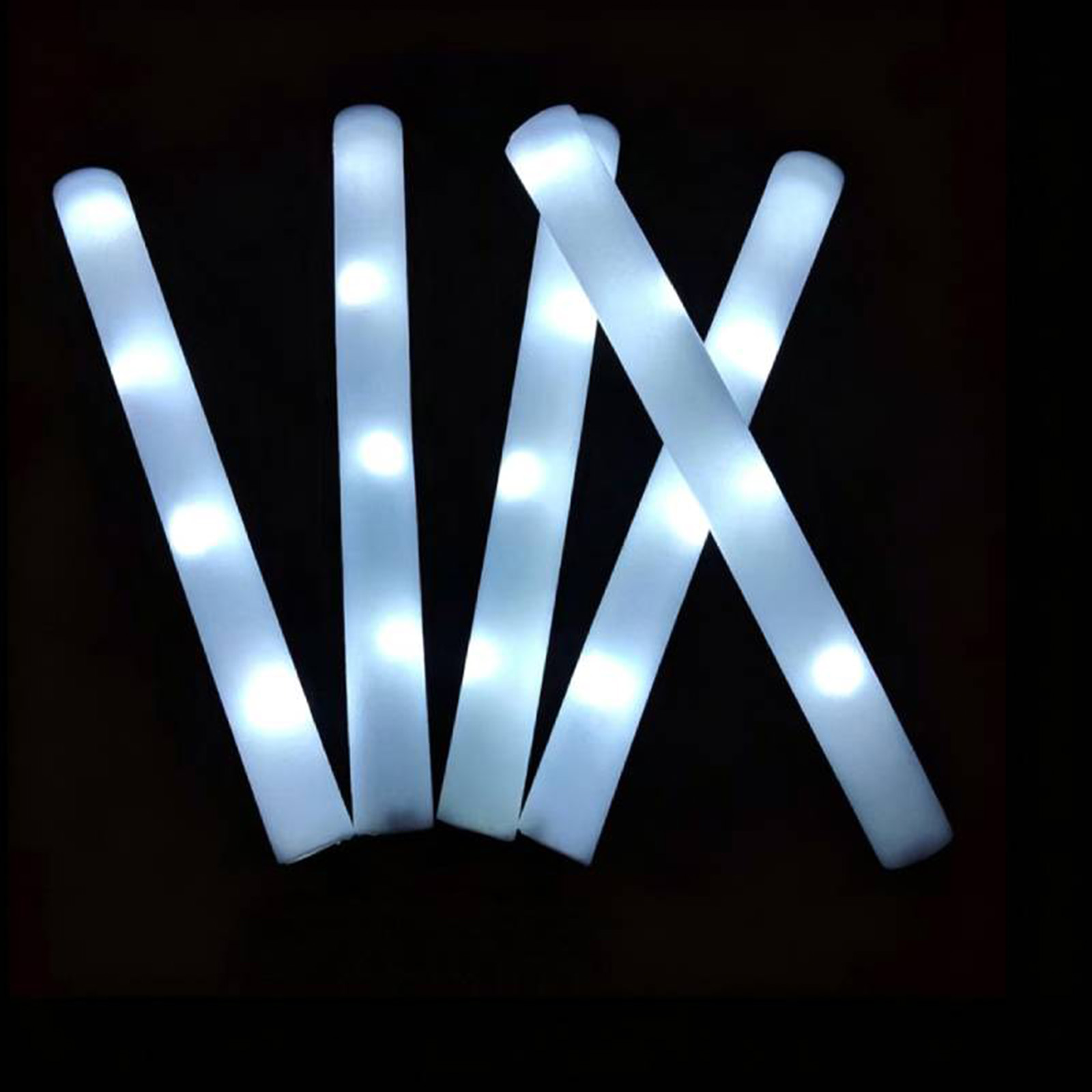 แท่งไฟ LED แบบใช้ซ้ำได้ ทำจากโ - Flashing Led Foam Sticks Party บทวิจารณ์และราคา