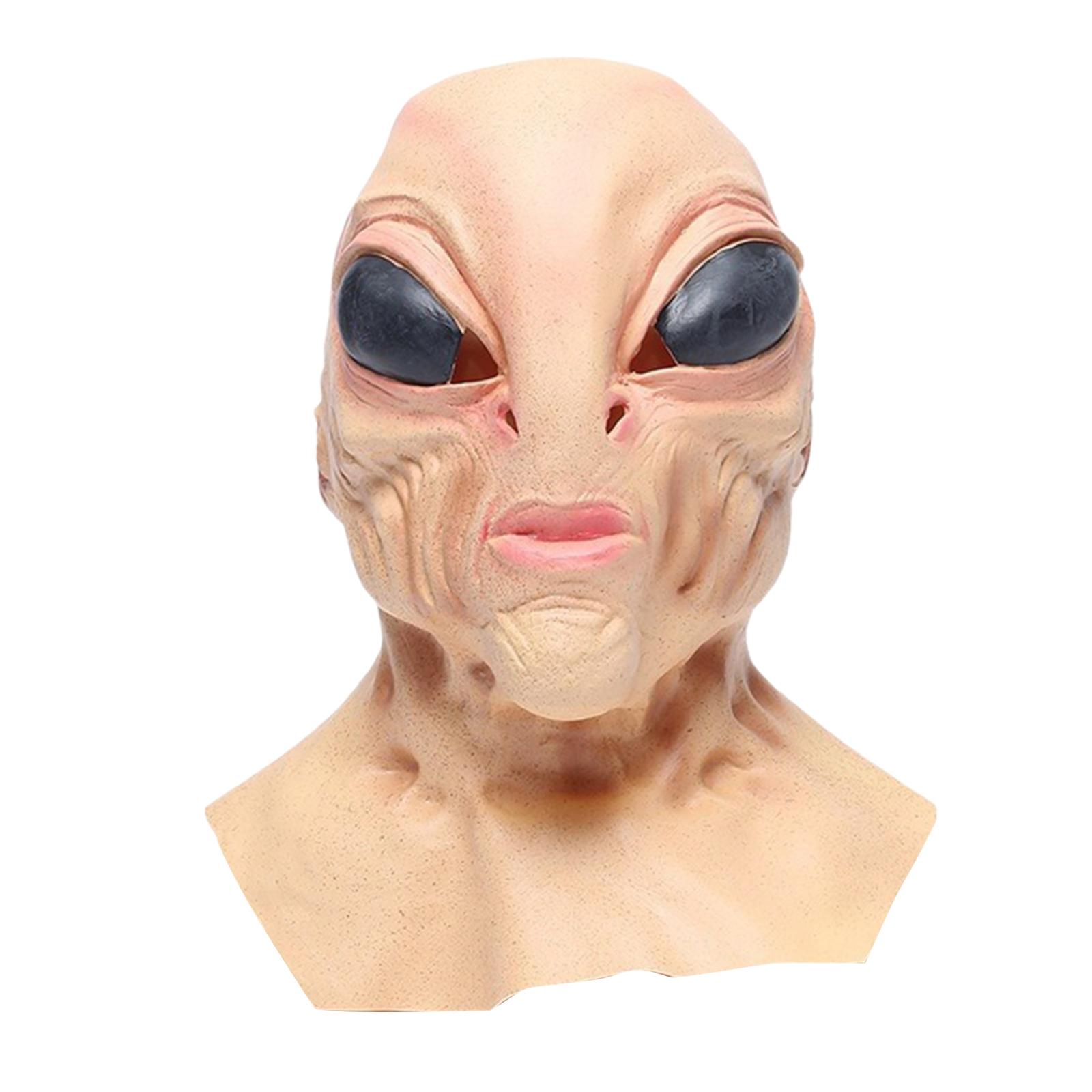 หน้ากากเอเลี่ยนลาเท็กซ์ คลุมศี - Latex Alien Mask Realistic บทวิจารณ์และราคา