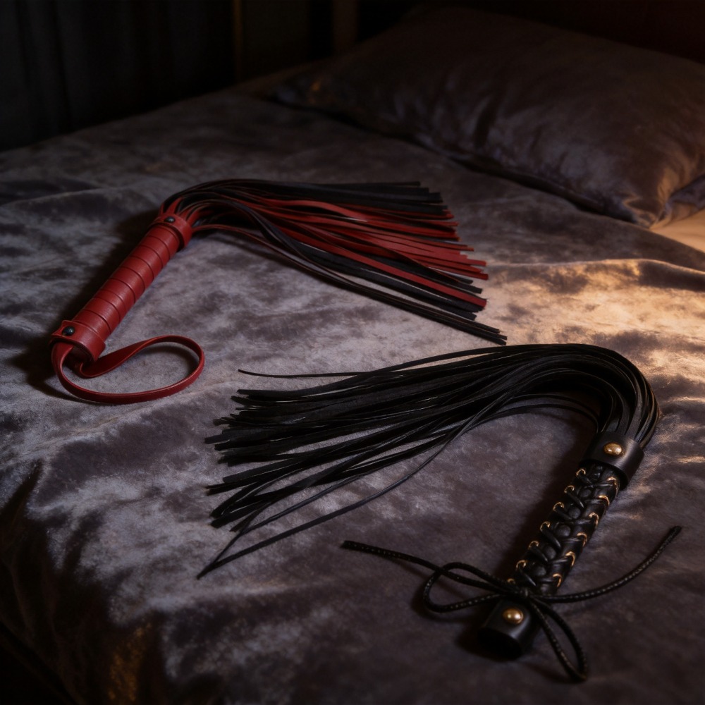 แส้หนังอีโรติก BDSM สำหรับตีก้ - Party Supplies บทวิจารณ์และราคา
