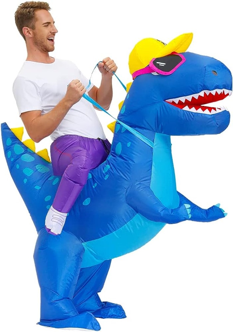 ชุดไดโนเสาร์เป่าลมสำหรับผู้ใหญ - Inflatable Dinosaur Costume Adult บทวิจารณ์และราคา
