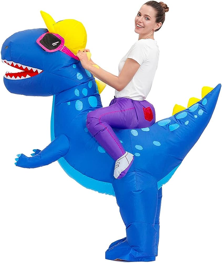 ชุดไดโนเสาร์เป่าลมสำหรับผู้ใหญ - Inflatable Dinosaur Costume Adult บทวิจารณ์และราคา