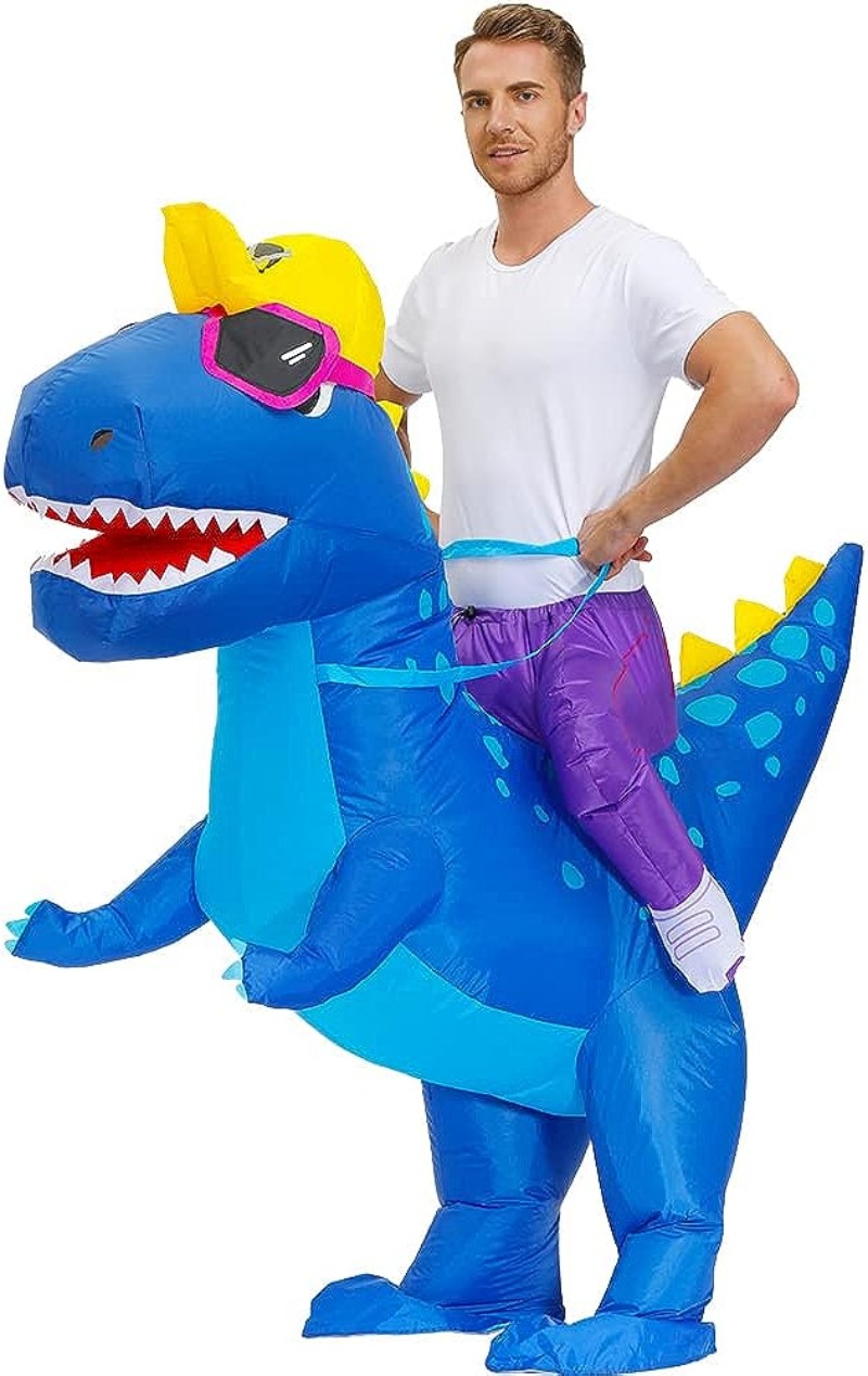 ชุดไดโนเสาร์เป่าลมสำหรับผู้ใหญ - Inflatable Dinosaur Costume Adult บทวิจารณ์และราคา